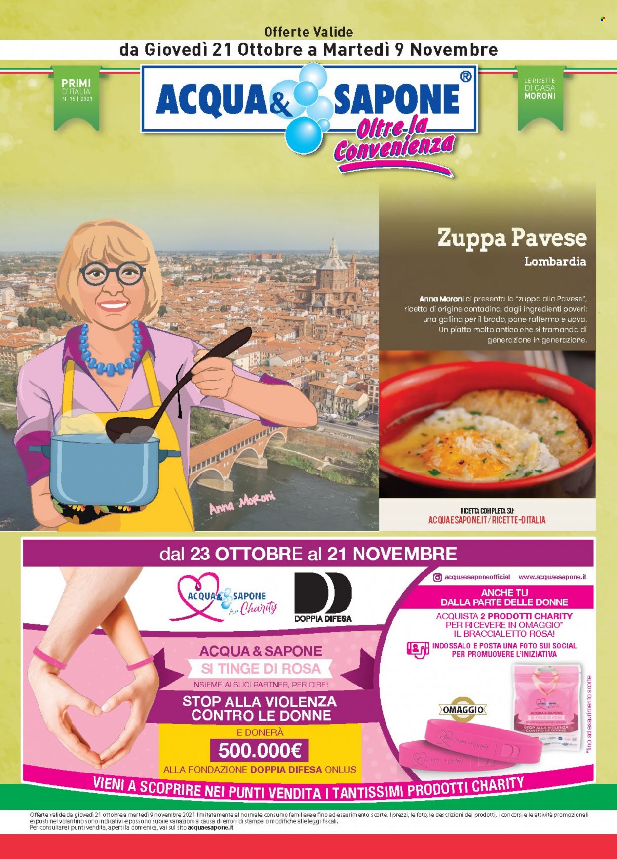Volantino Acqua & Sapone - 21/10/2021 - 9/11/2021. Pagina 1