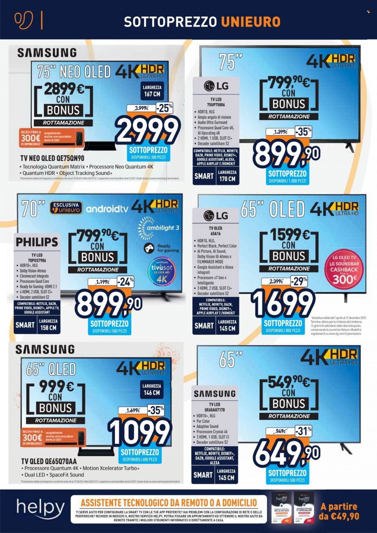 Volantino Unieuro - 18/10/2021 - 24/10/2021. Pagina 2