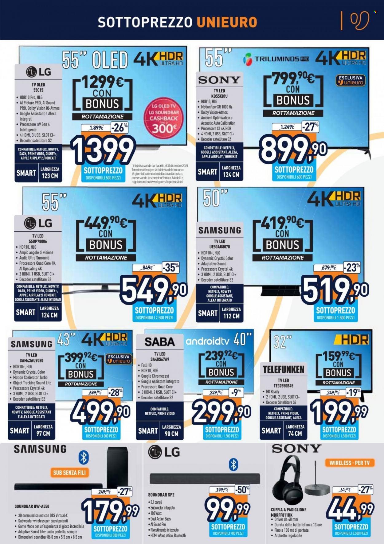 Volantino Unieuro - 18/10/2021 - 24/10/2021. Pagina 3
