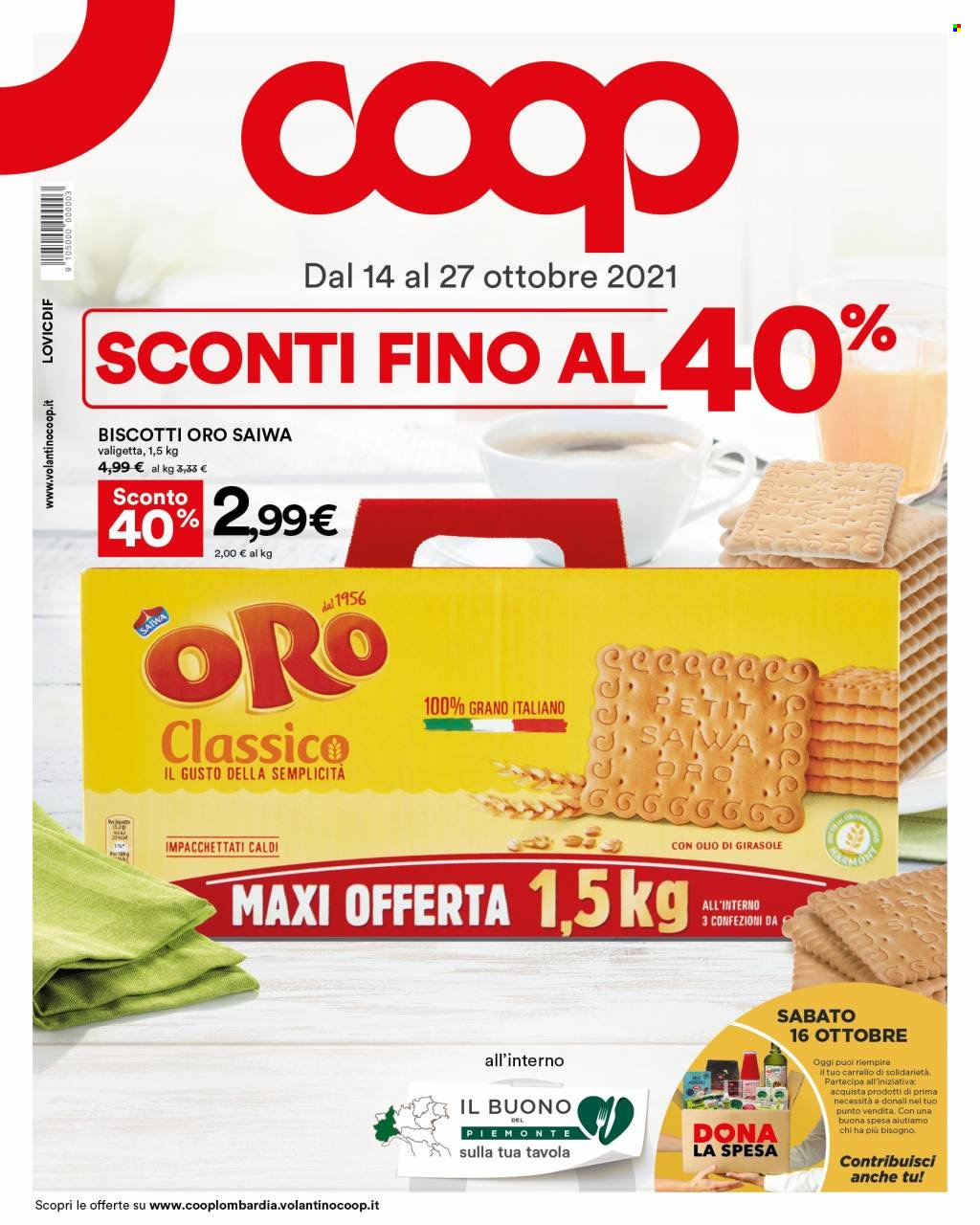 Leták Coop - 14.10.2021 - 27.10.2021. Strana 1