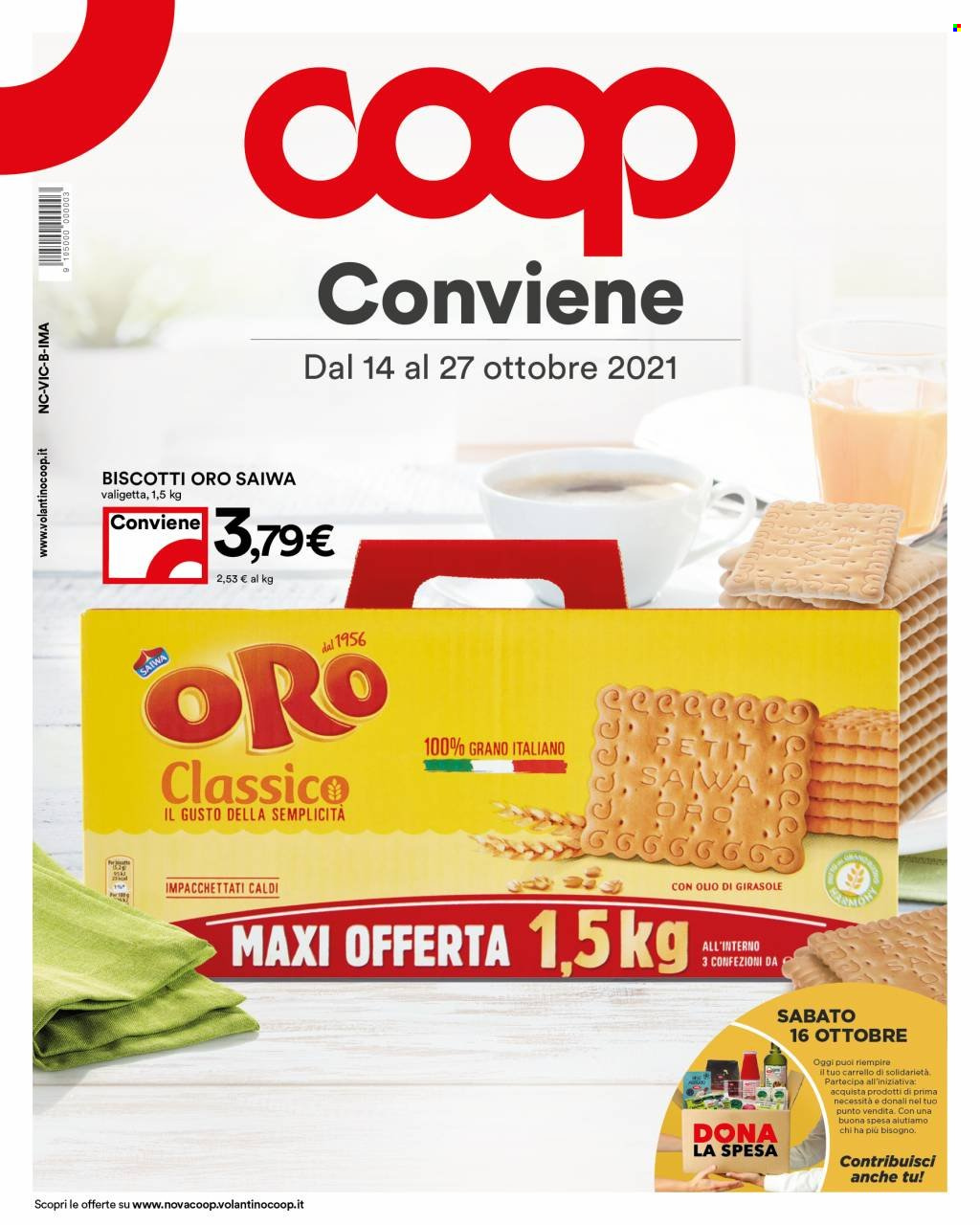Leták Coop - 14.10.2021 - 27.10.2021. Strana 1