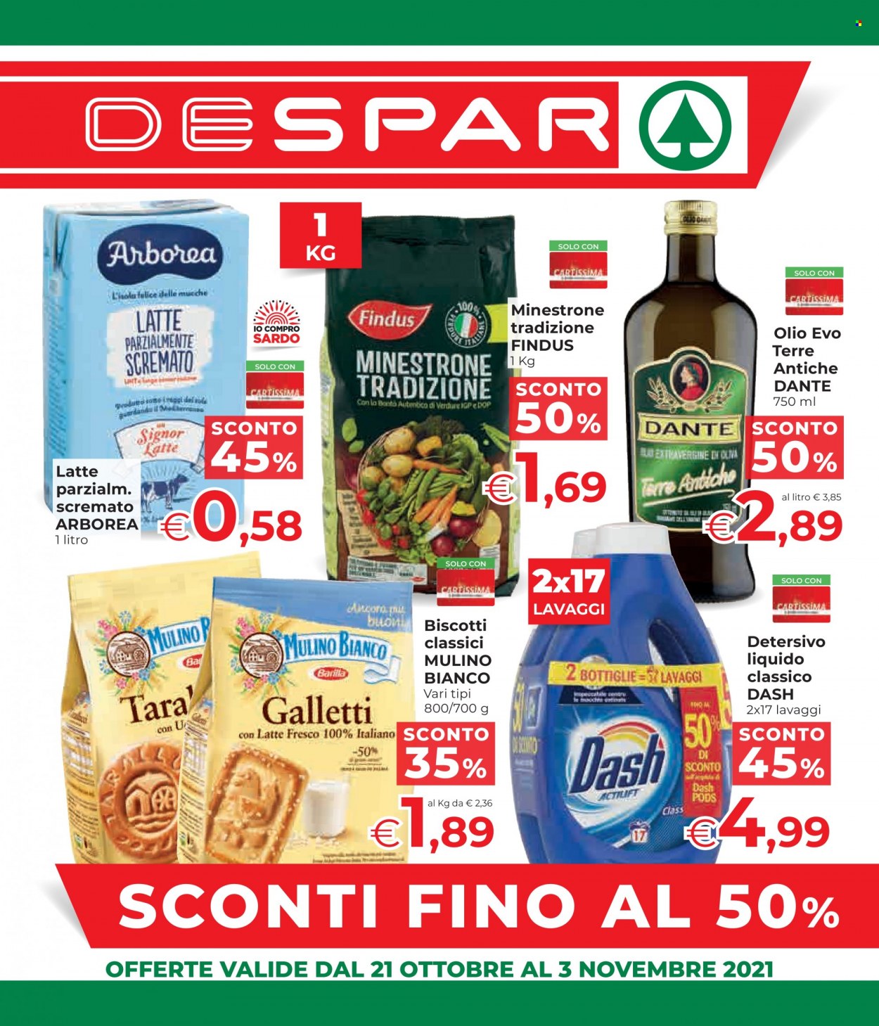 Volantino Despar - 21/10/2021 - 3/11/2021. Pagina 1