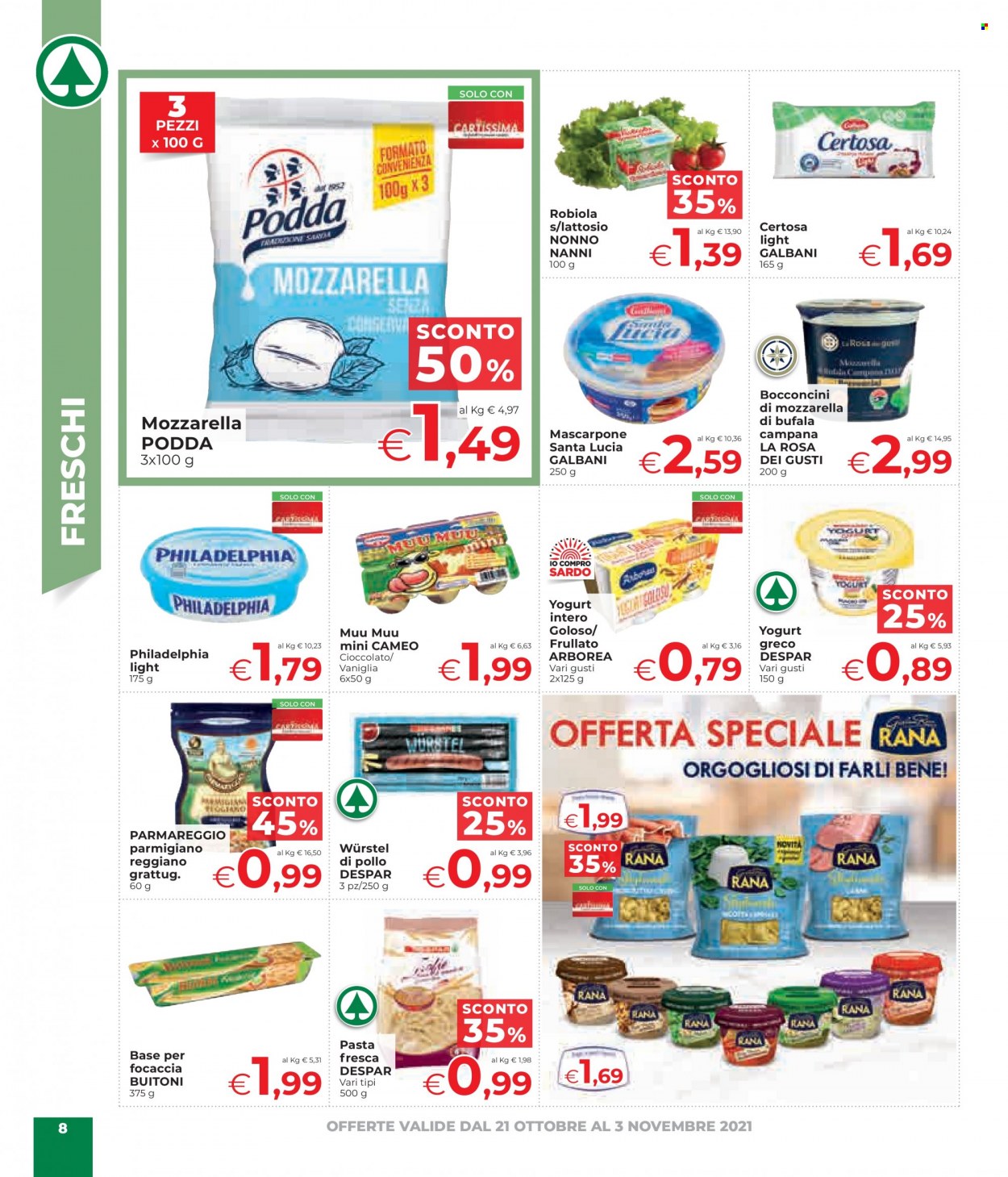 Volantino Despar - 21/10/2021 - 3/11/2021. Pagina 8