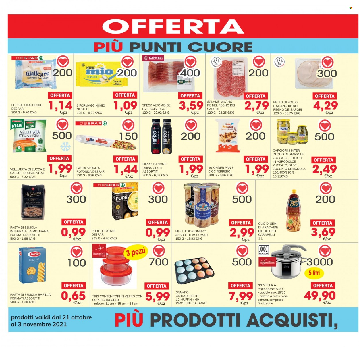 Volantino Eurospar - 21/10/2021 - 3/11/2021. Pagina 30