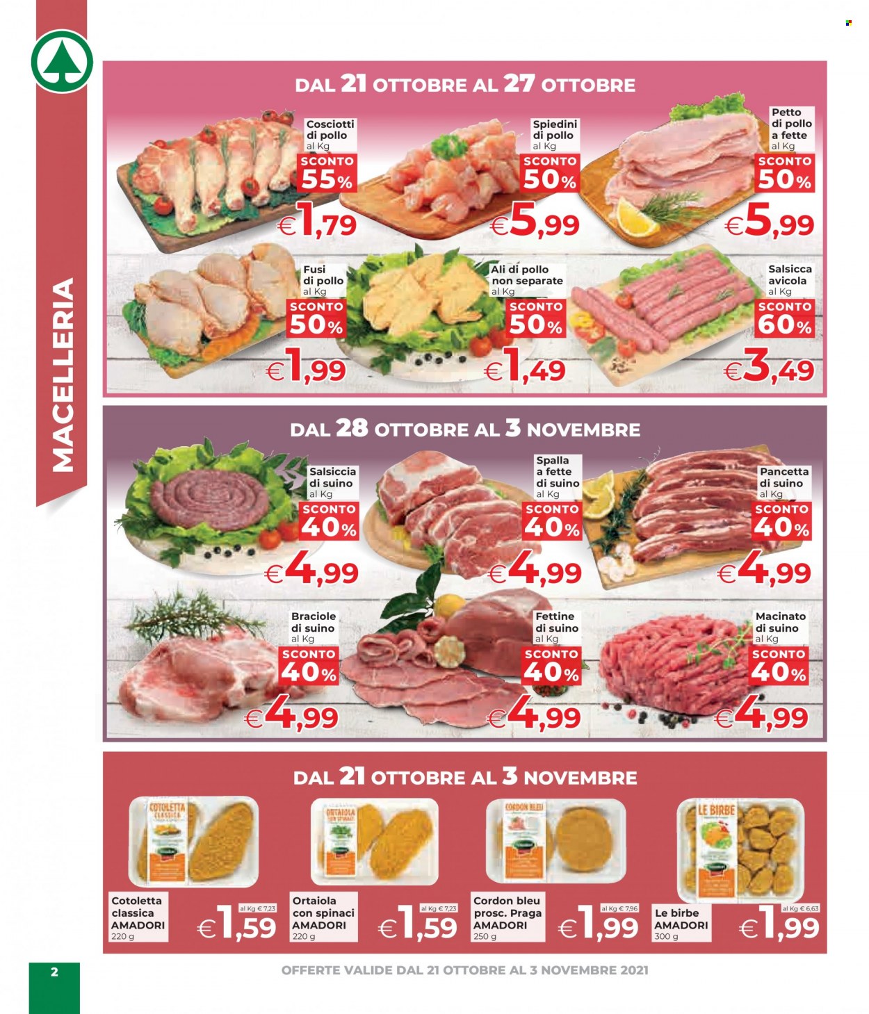 Volantino Eurospar - 21/10/2021 - 3/11/2021. Pagina 2