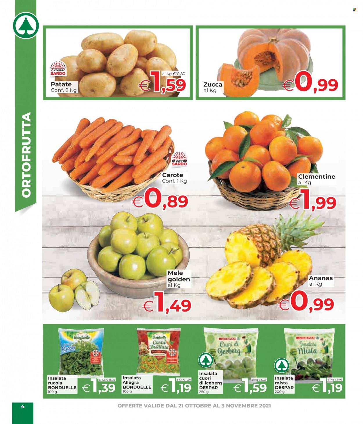 Volantino Eurospar - 21/10/2021 - 3/11/2021. Pagina 4