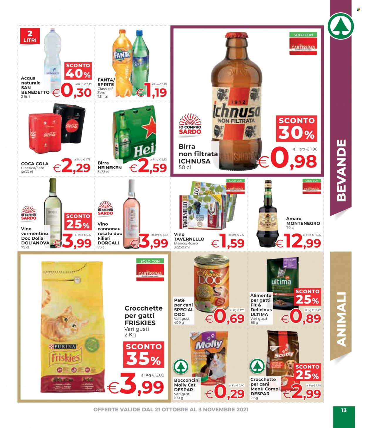 Volantino Eurospar - 21/10/2021 - 3/11/2021. Pagina 13