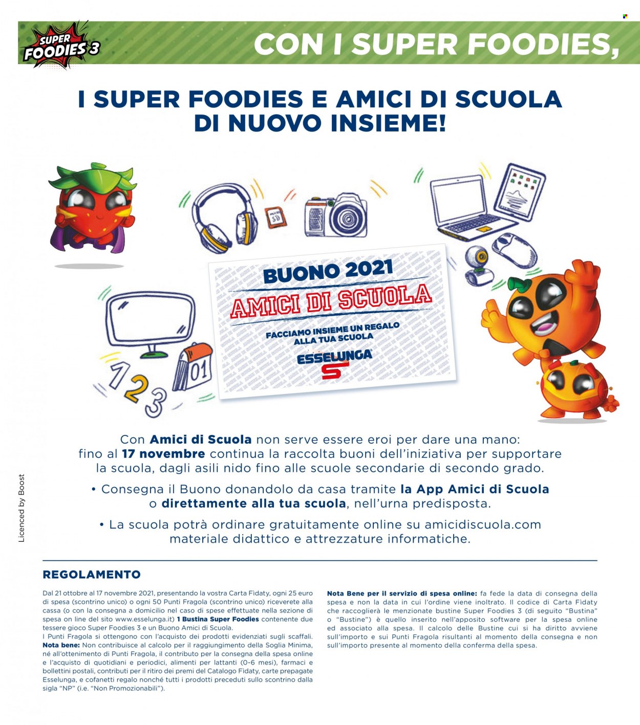 thumbnail - Volantino Esselunga - 21/10/2021 - 17/11/2021 - Prodotti in offerta - gioco. Pagina 4.