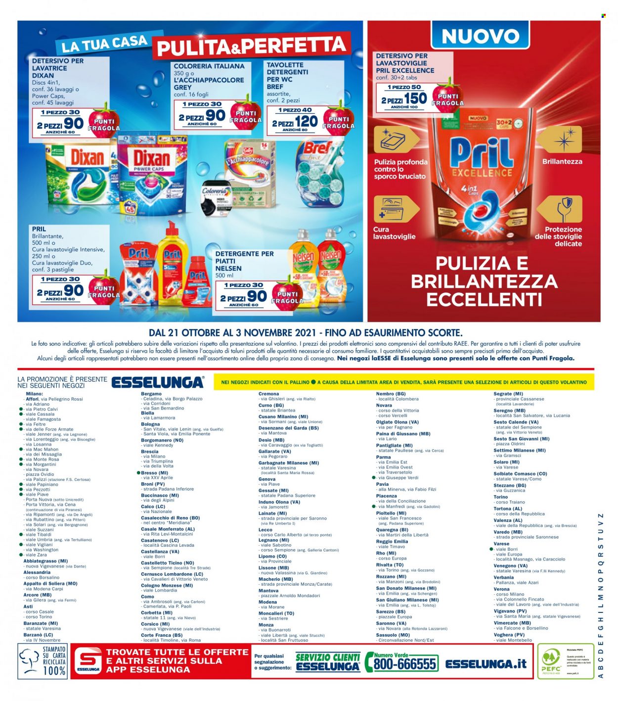 Volantino Esselunga - 21/10/2021 - 17/11/2021. Pagina 12