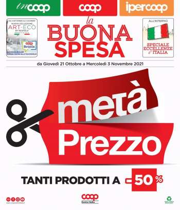 Volantino Coop - 21/10/2021 - 3/11/2021.