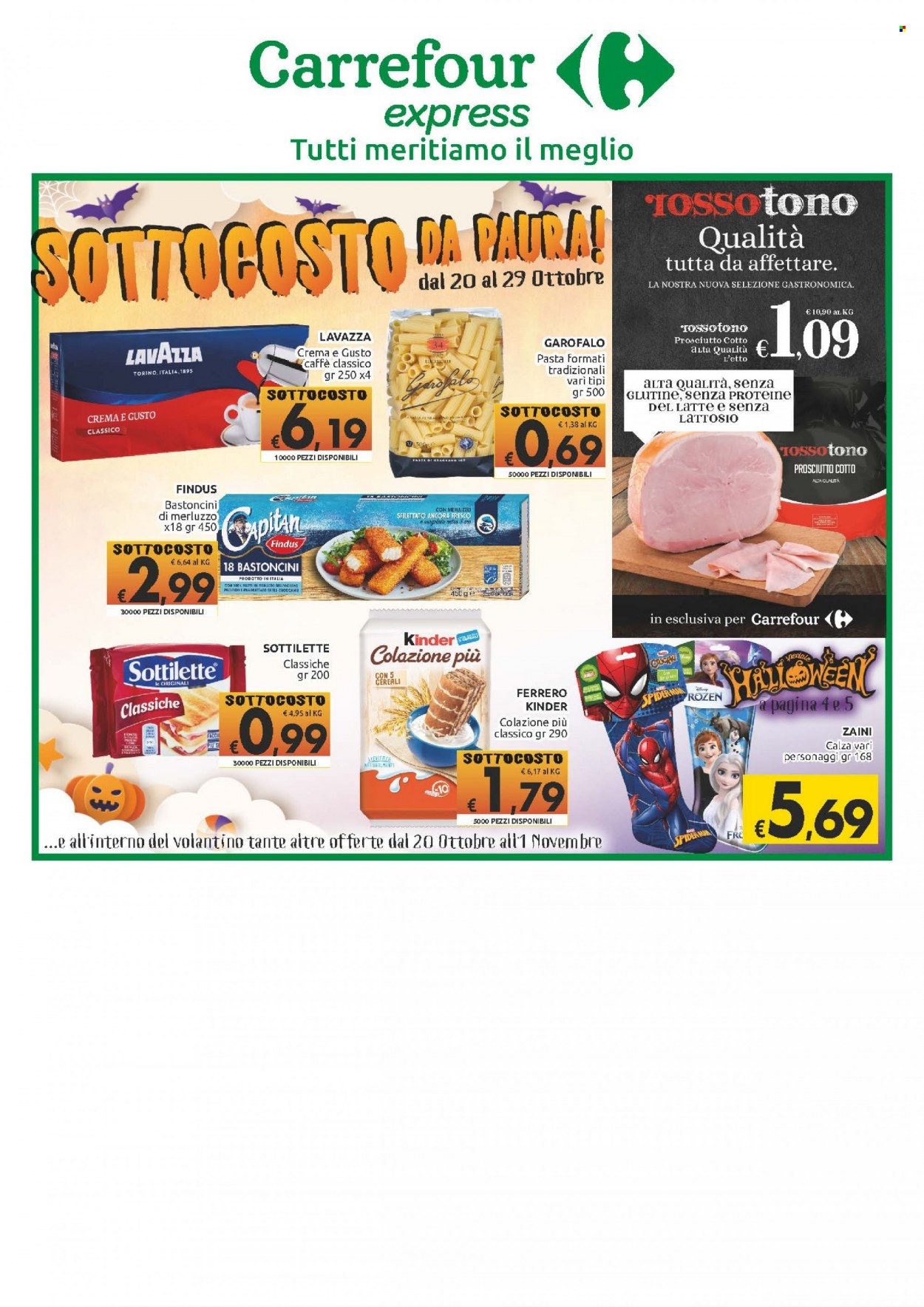 Volantino Carrefour - 20/10/2021 - 1/11/2021. Pagina 1