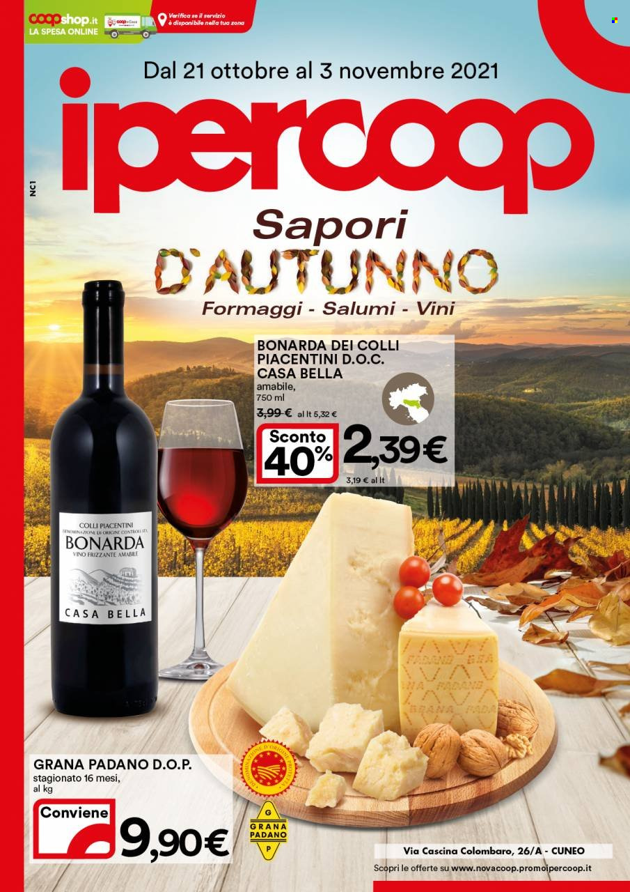 Volantino Coop - 21/10/2021 - 3/11/2021. Pagina 1