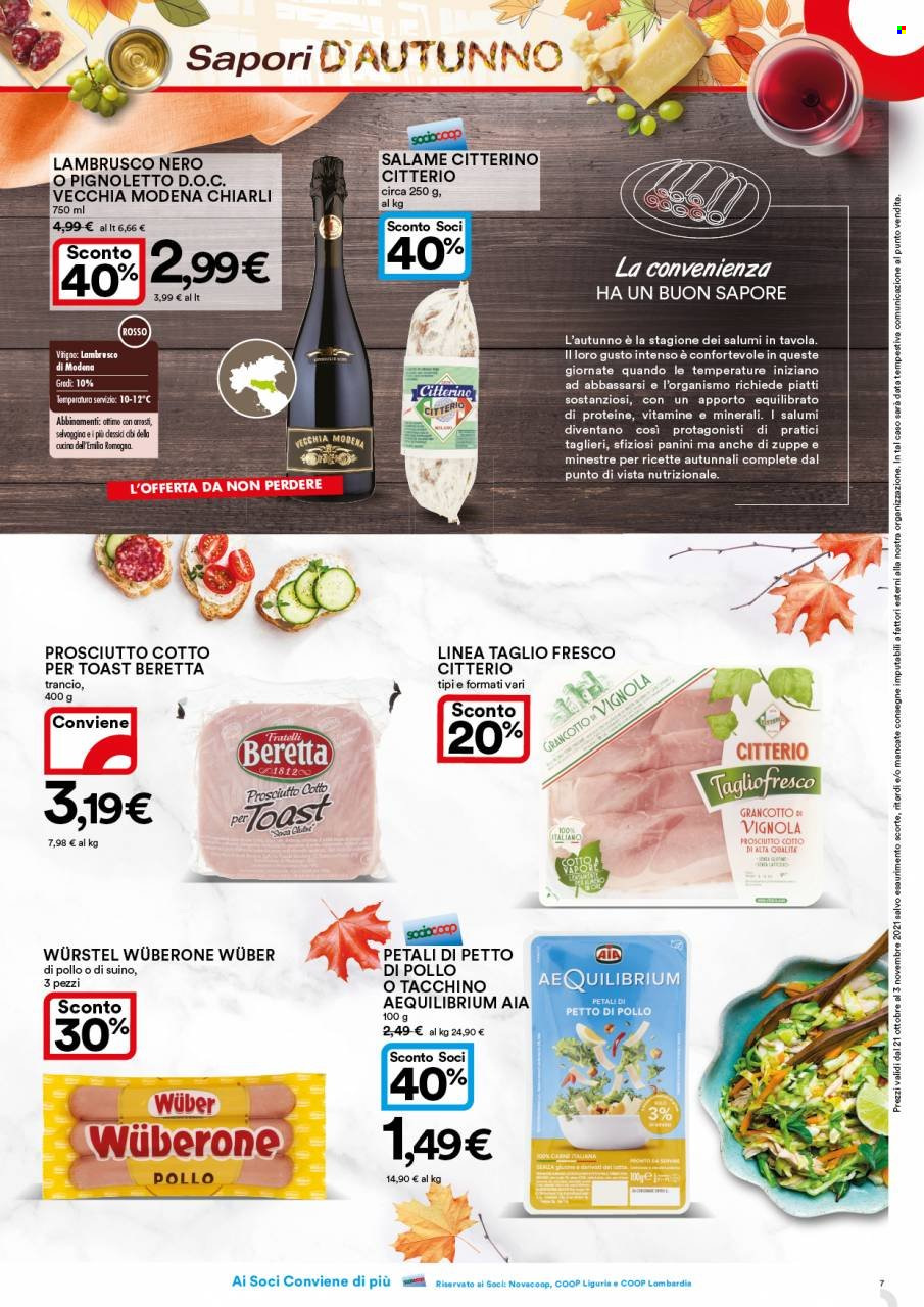 Volantino Coop - 21/10/2021 - 3/11/2021. Pagina 7