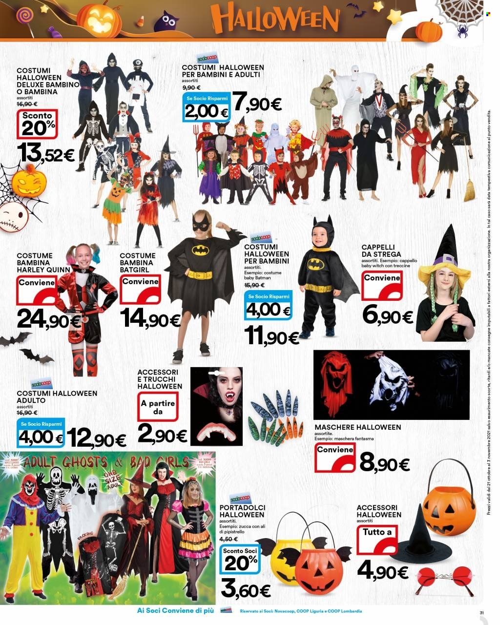 Volantino Coop - 21/10/2021 - 3/11/2021. Pagina 31