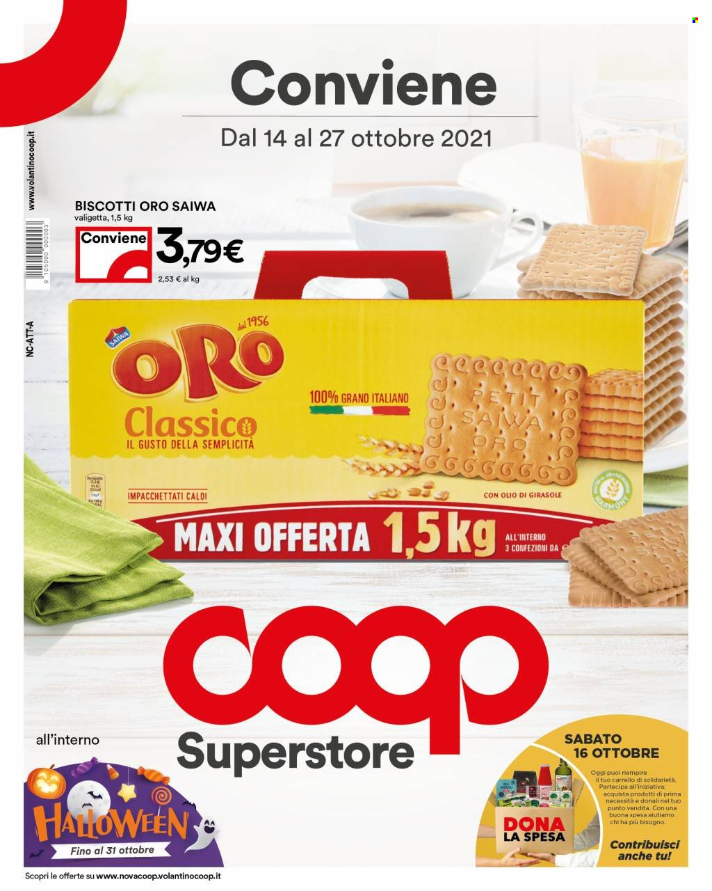 Leták Coop - 14.10.2021 - 27.10.2021. Strana 1