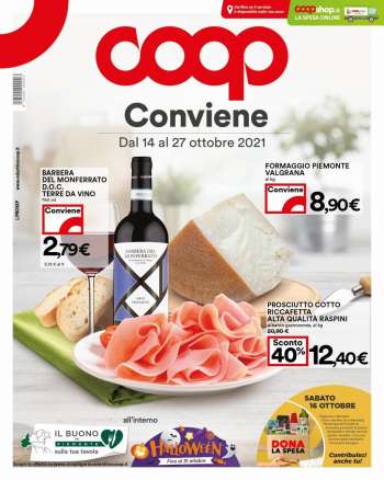 Volantino Coop - 14/10/2021 - 27/10/2021.