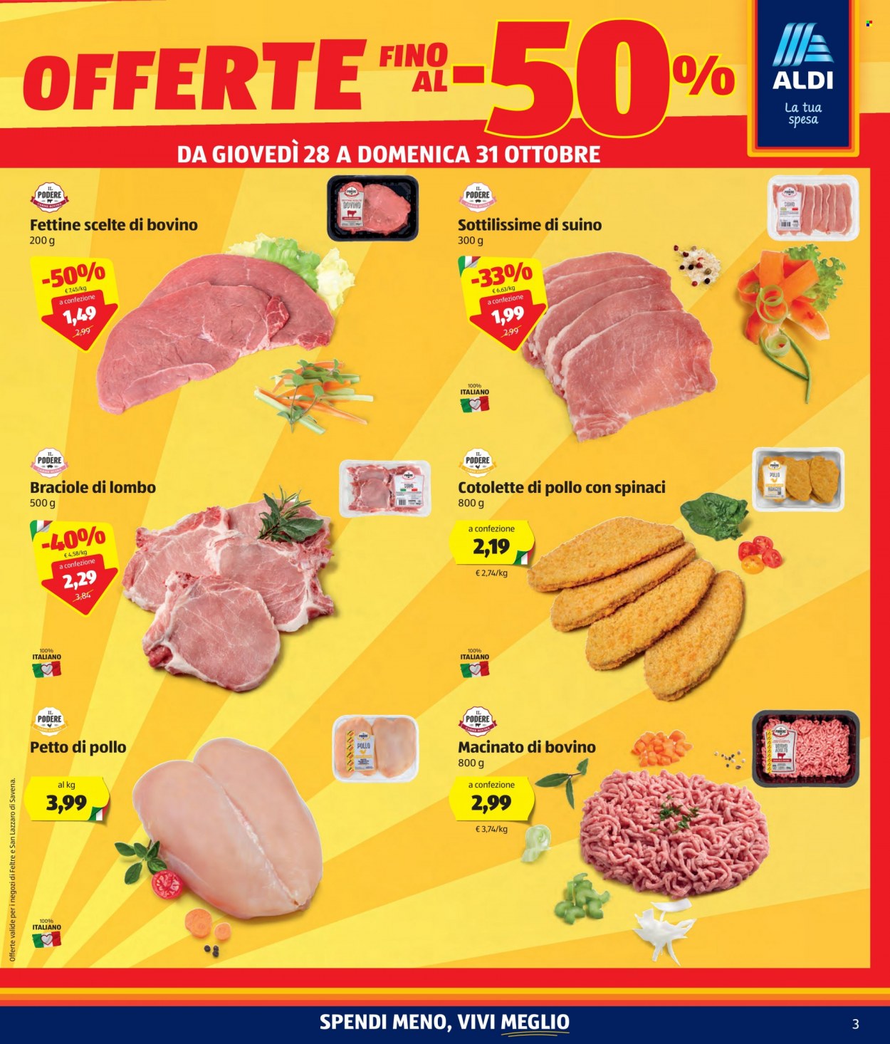 Volantino Aldi - 28/10/2021 - 6/11/2021. Pagina 3