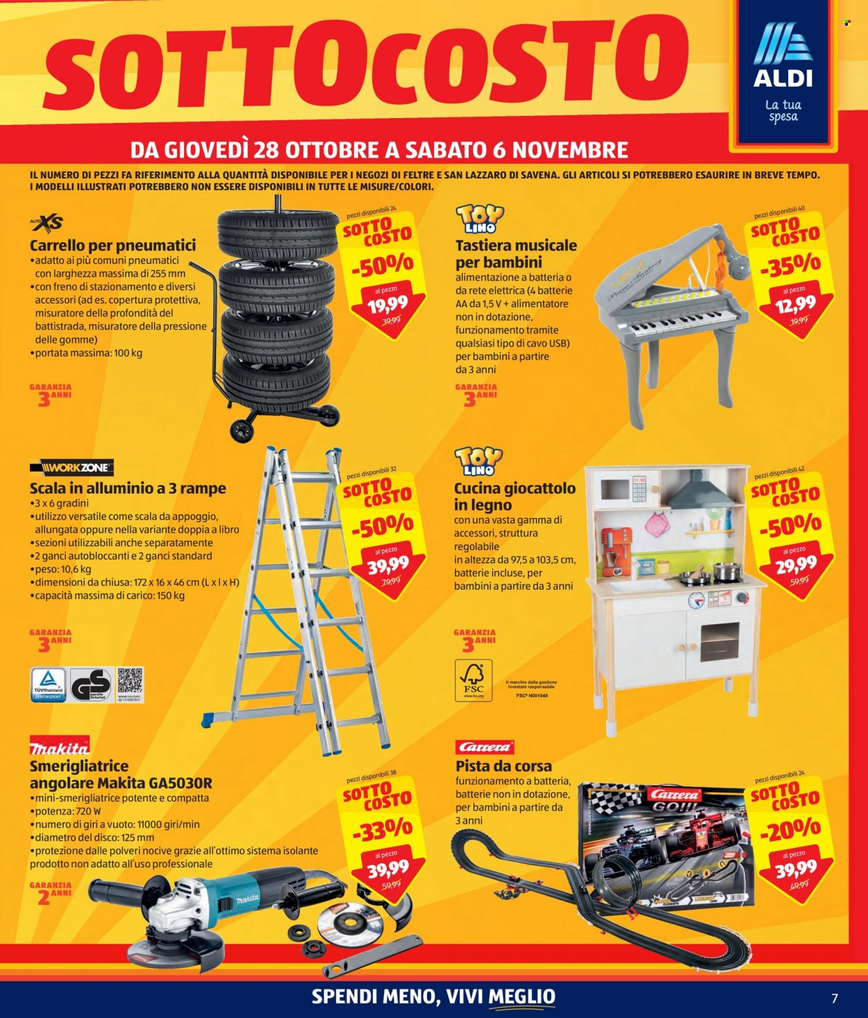 Volantino Aldi - 28/10/2021 - 6/11/2021. Pagina 7