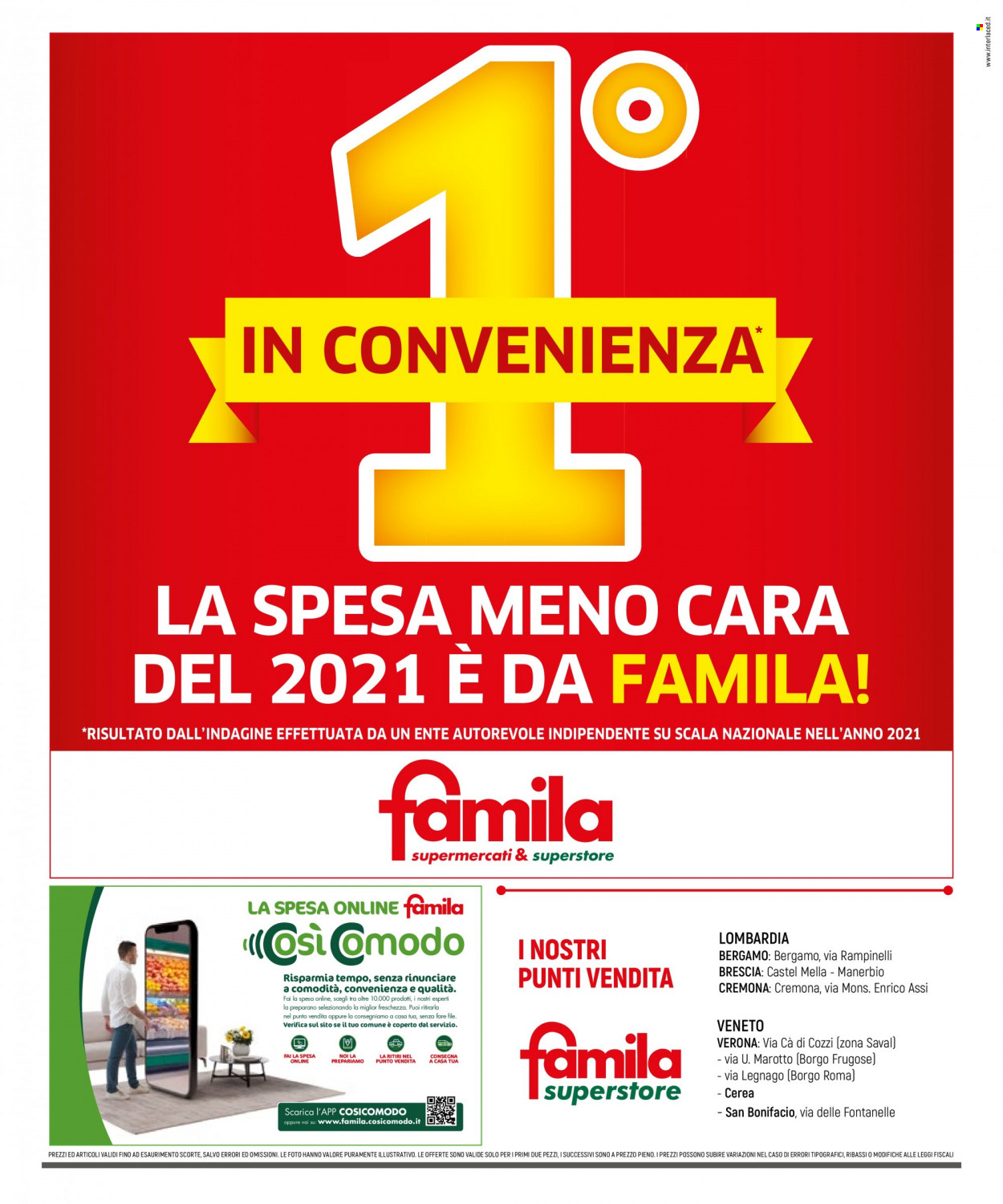 Volantino Famila - 28/10/2021 - 7/11/2021. Pagina 32