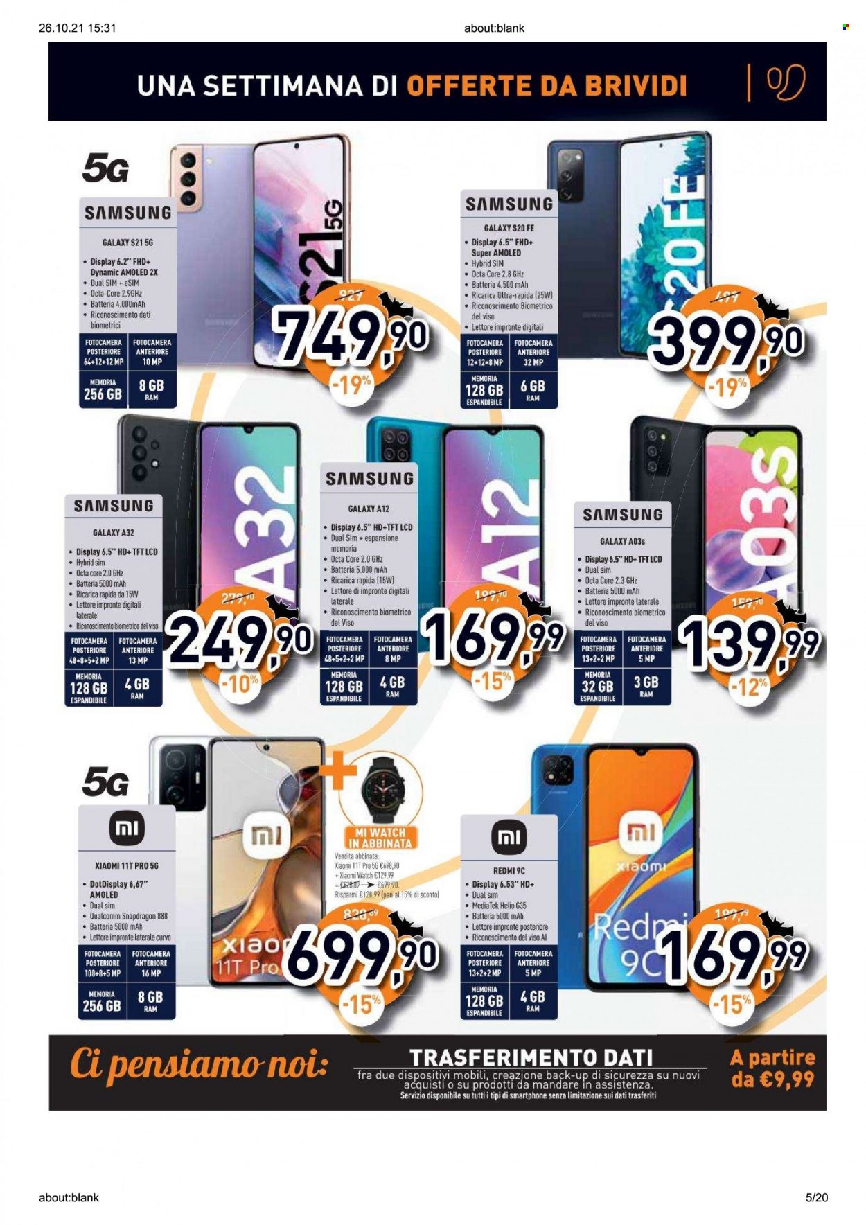 Volantino Unieuro - 25/10/2021 - 1/11/2021. Pagina 5