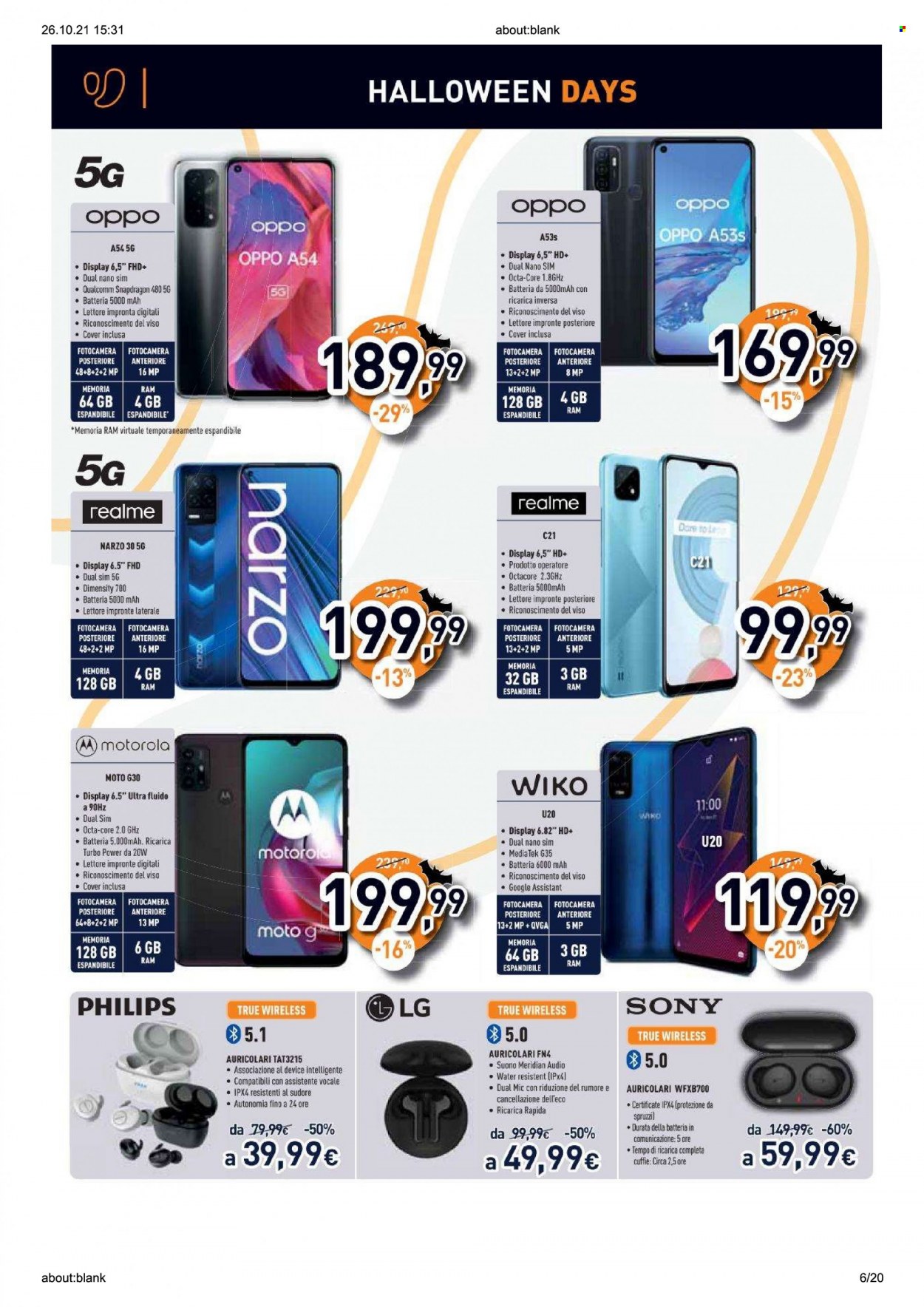 Volantino Unieuro - 25/10/2021 - 1/11/2021. Pagina 6