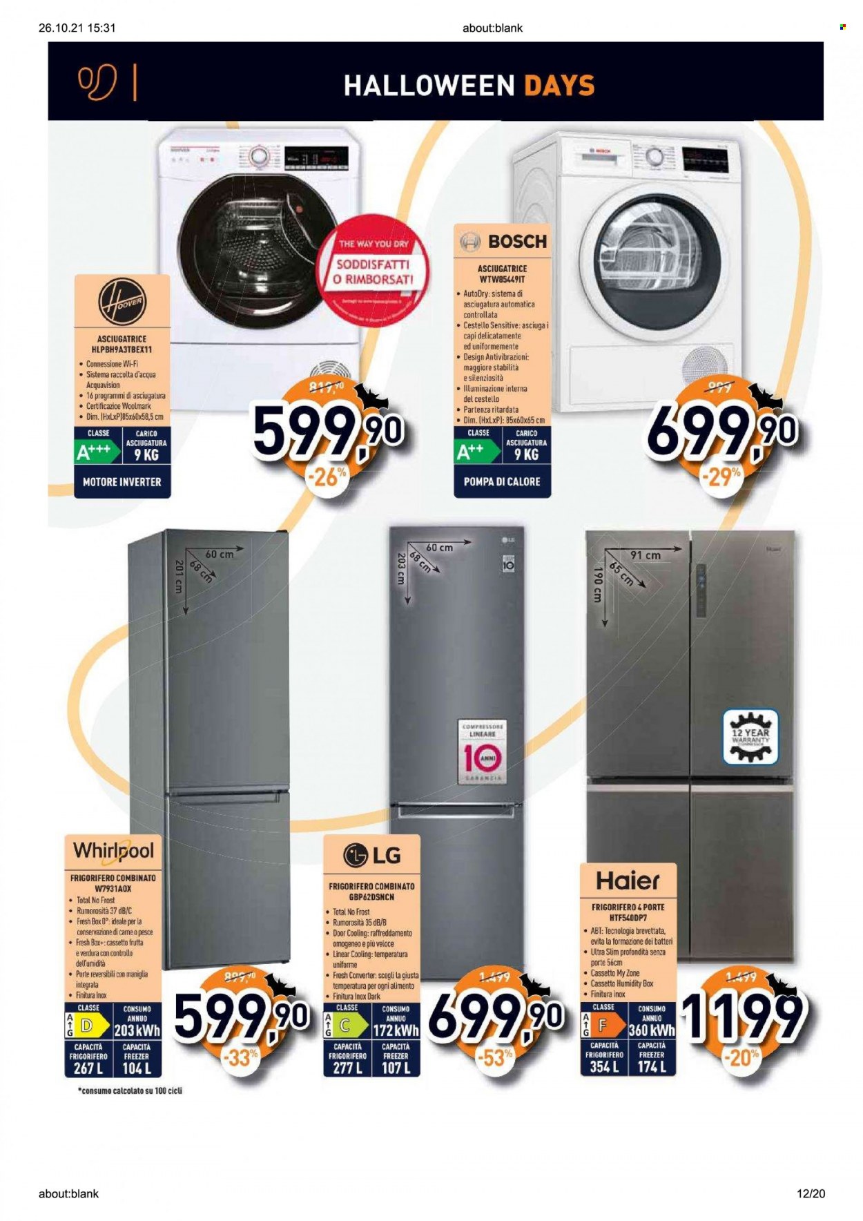 Volantino Unieuro - 25/10/2021 - 1/11/2021. Pagina 12