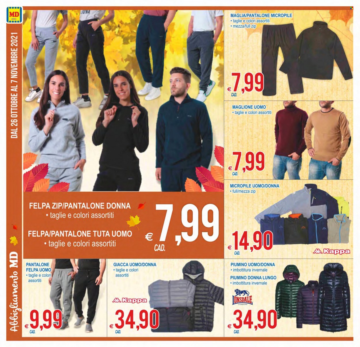 Volantino MD Discount - 26/10/2021 - 7/11/2021. Pagina 20