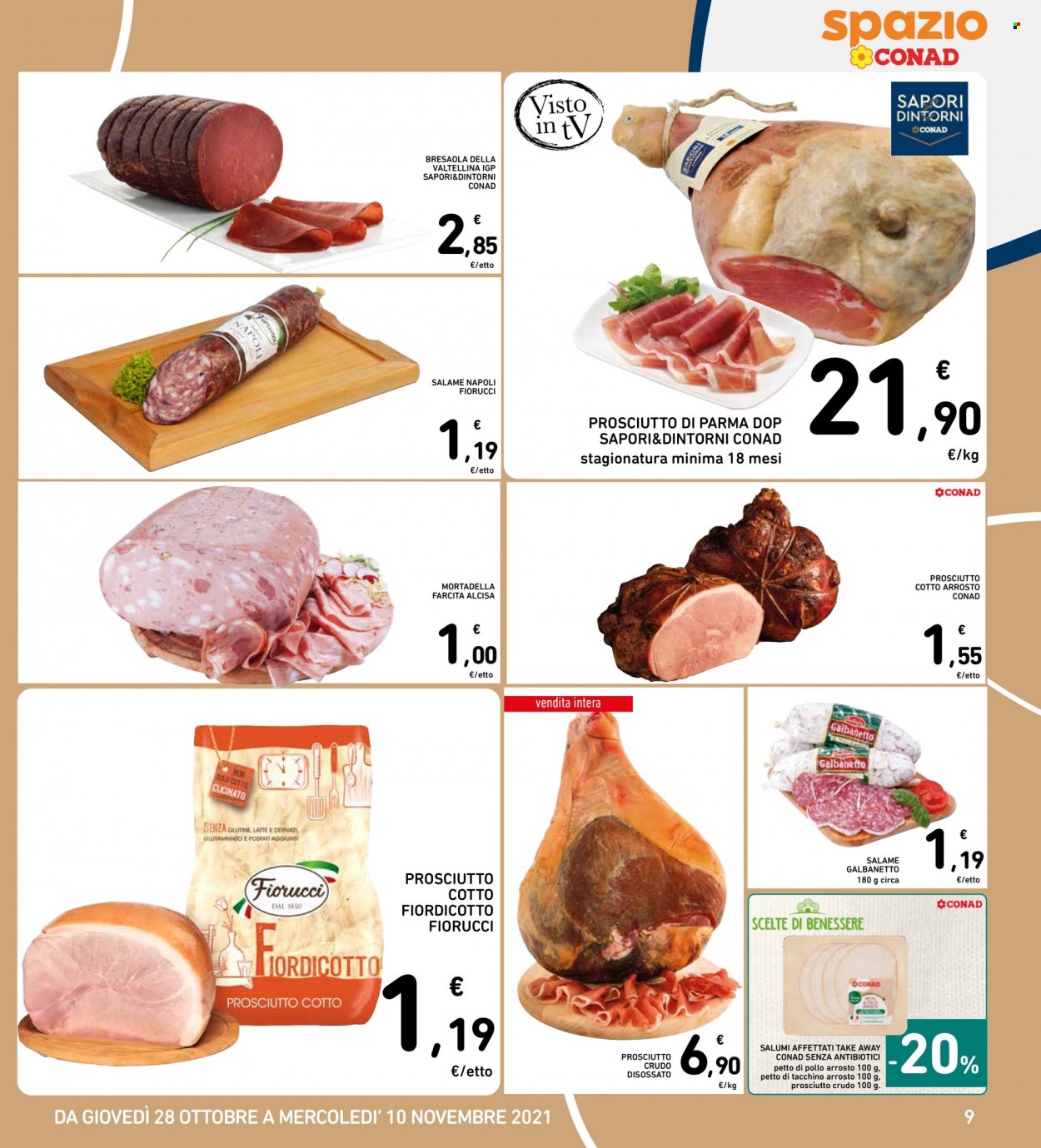 Volantino Conad - 28/10/2021 - 10/11/2021. Pagina 9