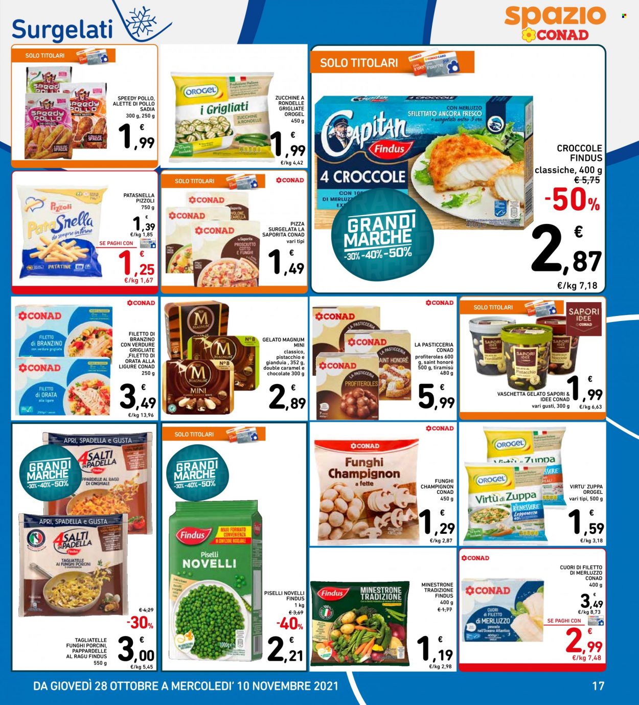 Volantino Conad - 28/10/2021 - 10/11/2021. Pagina 17