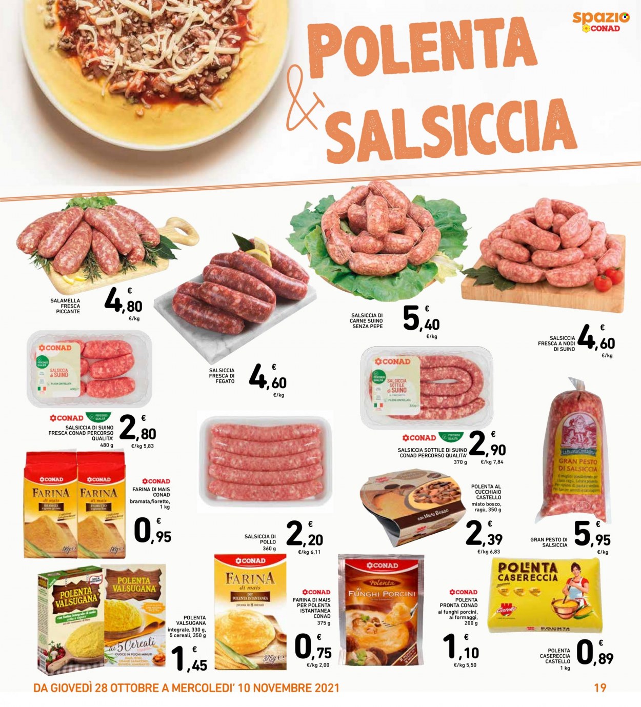 Volantino Conad - 28/10/2021 - 10/11/2021. Pagina 19