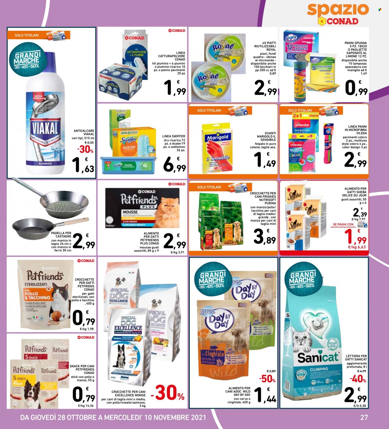 Volantino Conad - 28/10/2021 - 10/11/2021. Pagina 27