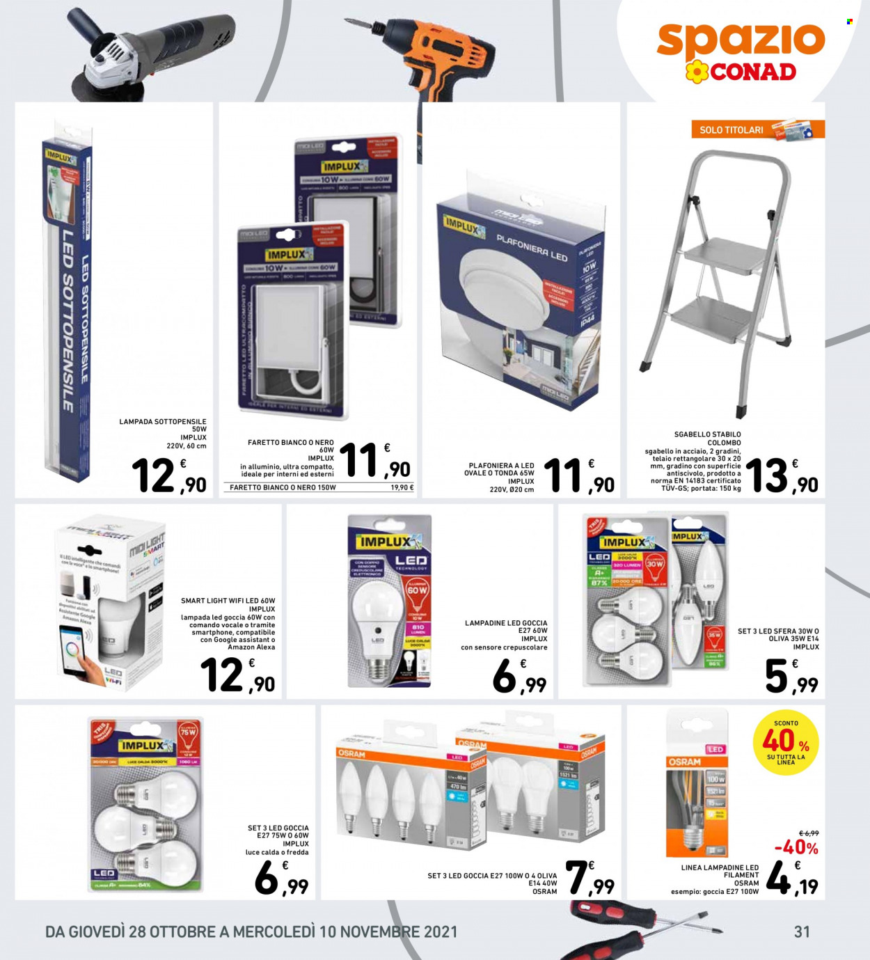 Volantino Conad - 28/10/2021 - 10/11/2021. Pagina 31