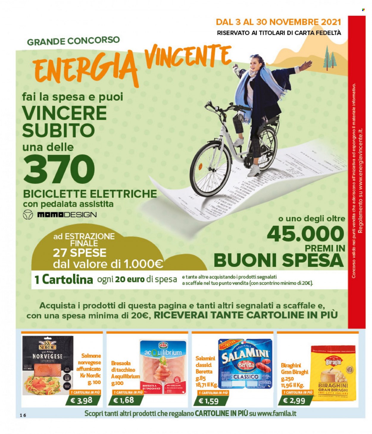 Volantino Famila - 28/10/2021 - 6/11/2021. Pagina 16