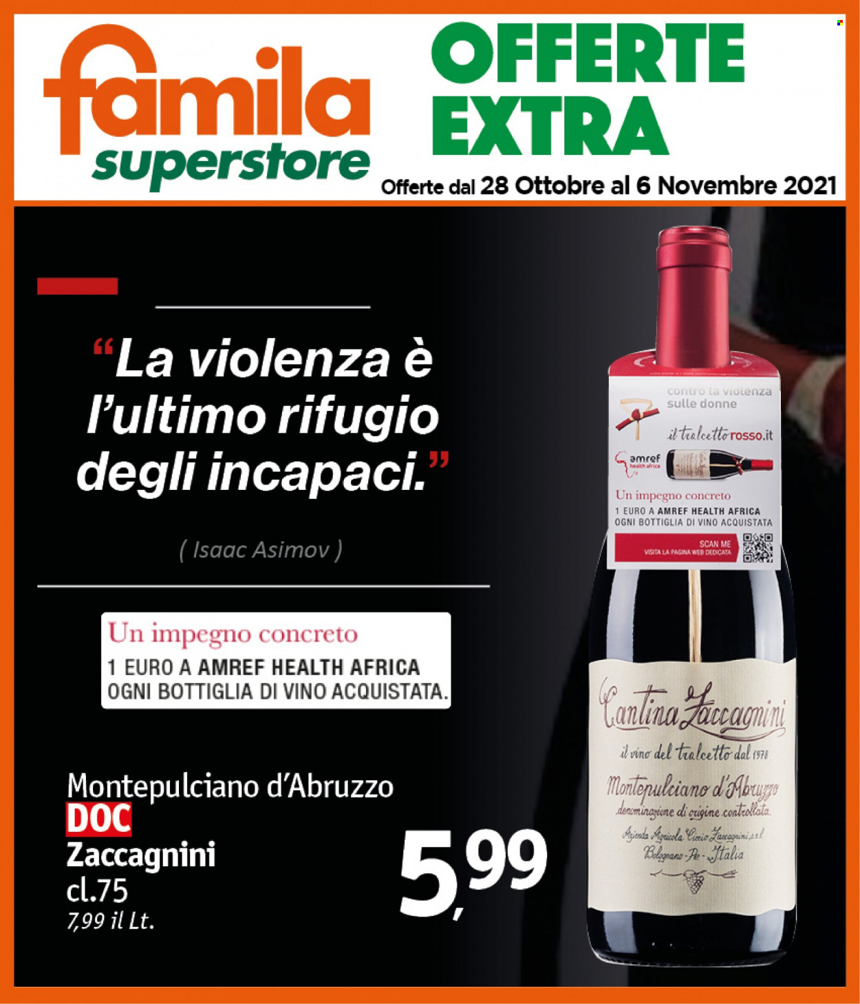 Volantino Famila - 28/10/2021 - 6/11/2021. Pagina 32