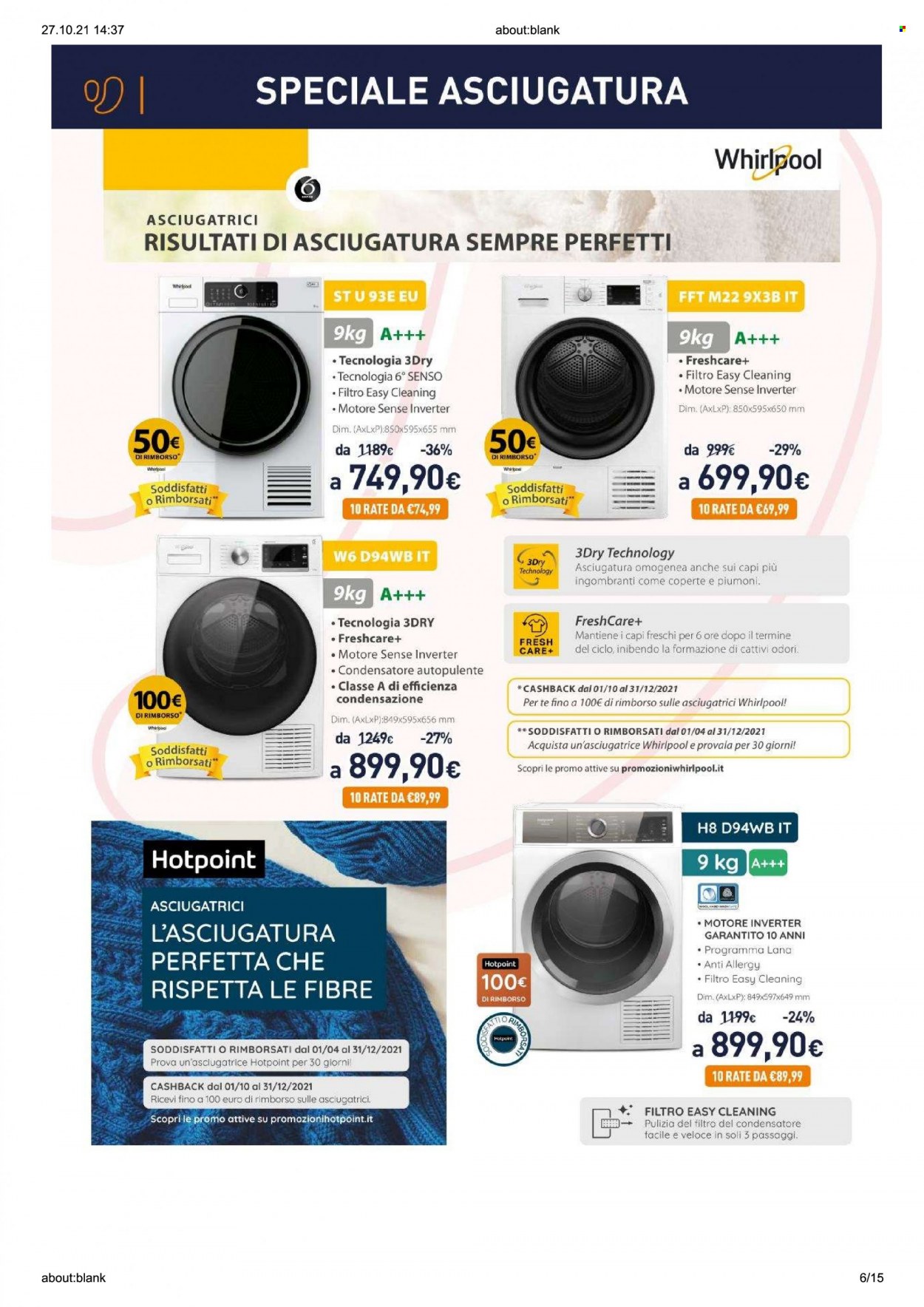 Volantino Unieuro - 18/10/2021 - 24/11/2021. Pagina 6