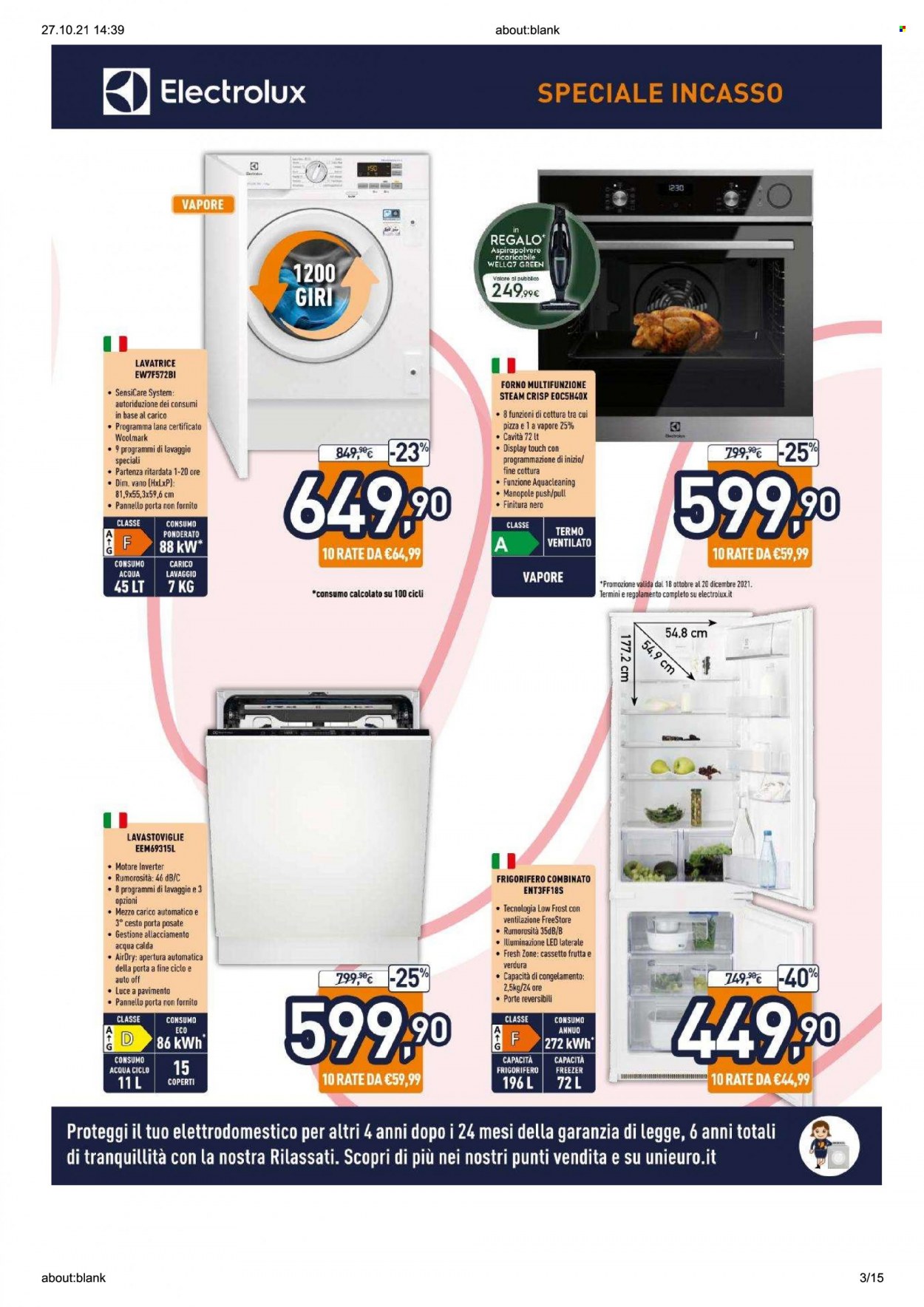 Volantino Unieuro - 25/10/2021 - 17/11/2021. Pagina 3