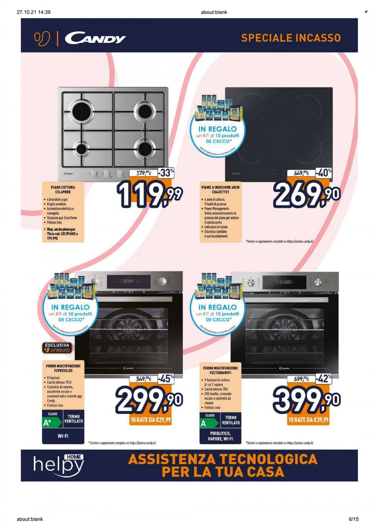 Volantino Unieuro - 25/10/2021 - 17/11/2021. Pagina 6