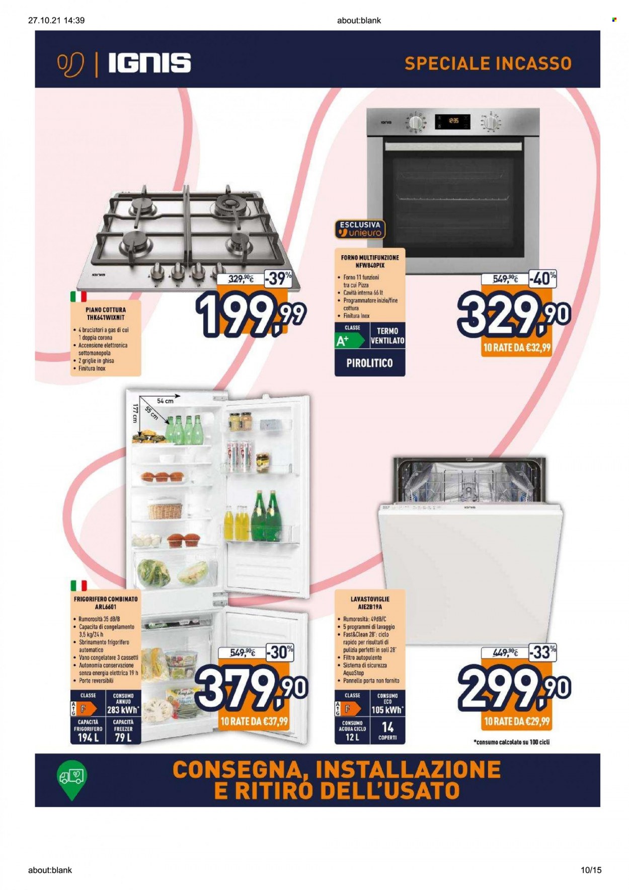 Volantino Unieuro - 25/10/2021 - 17/11/2021. Pagina 10