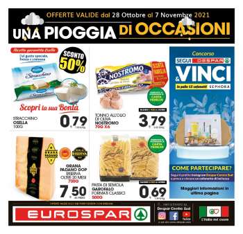 Volantino Eurospar - 28/10/2021 - 7/11/2021.