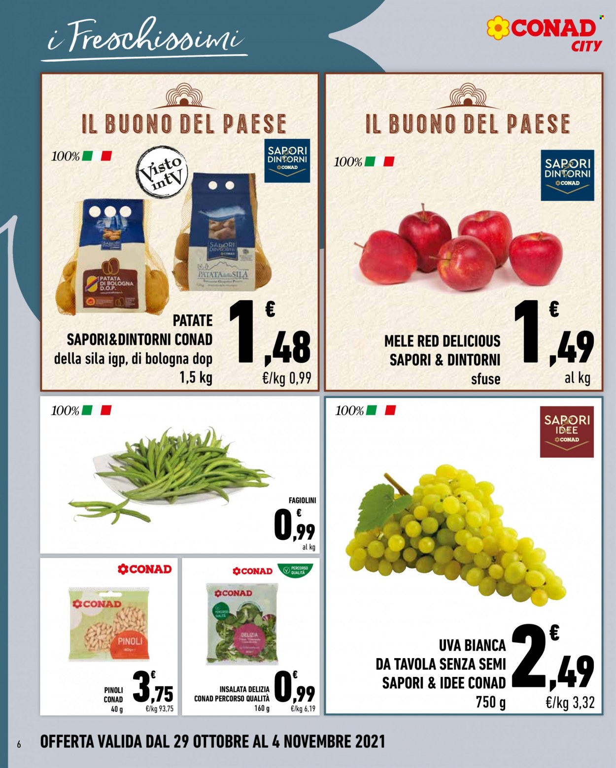 Volantino Conad - 29/10/2021 - 4/11/2021. Pagina 6