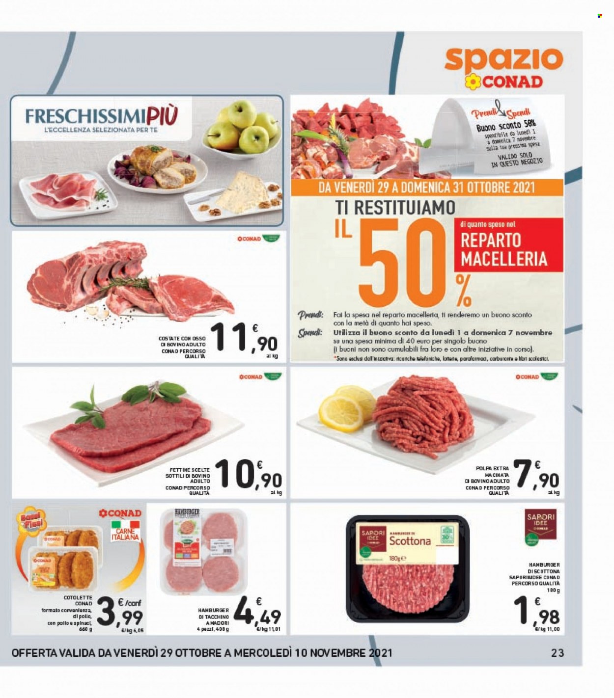 Volantino Conad - 29/10/2021 - 10/11/2021. Pagina 23