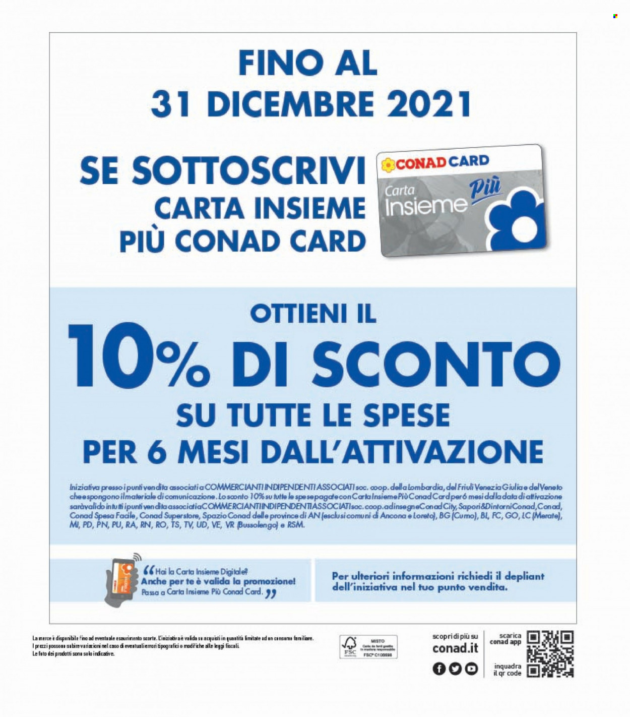 Volantino Conad - 29/10/2021 - 10/11/2021. Pagina 40