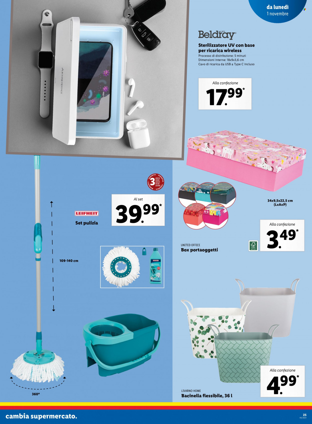 Volantino Lidl - 1/11/2021 - 7/11/2021. Pagina 25