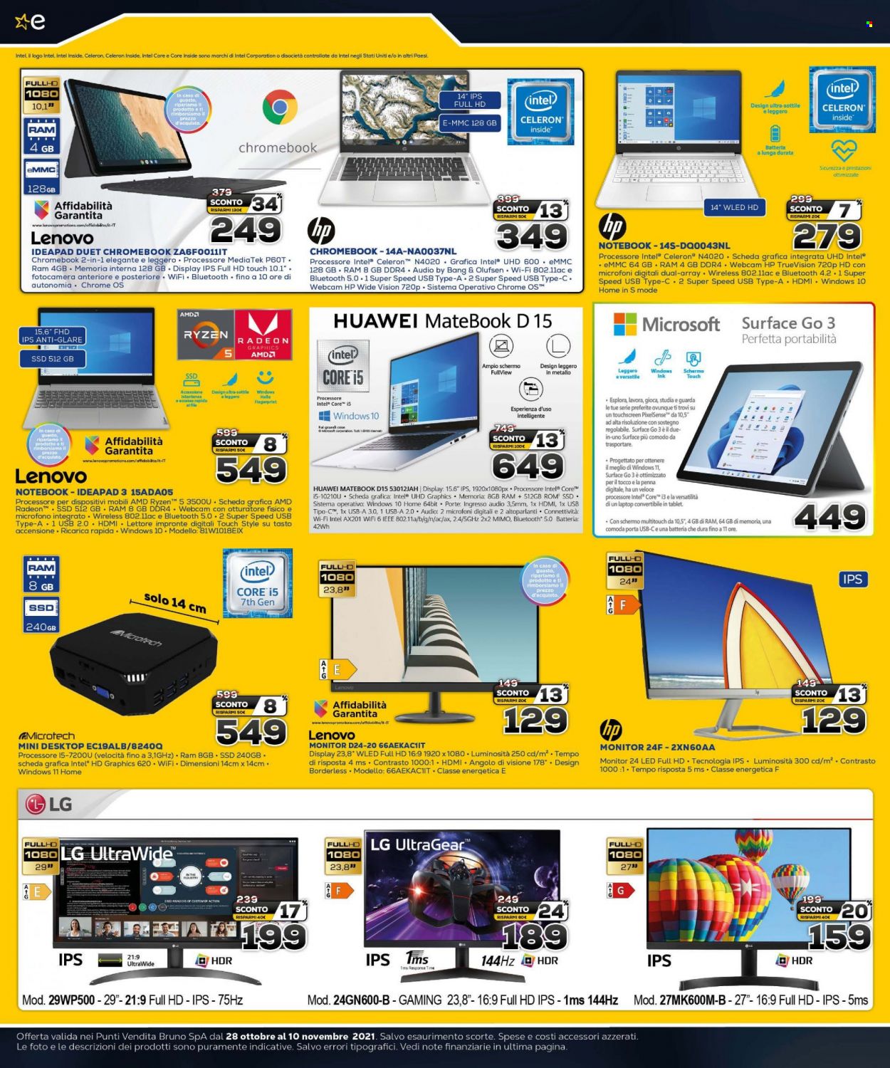 Volantino Euronics - 28/10/2021 - 10/11/2021. Pagina 13