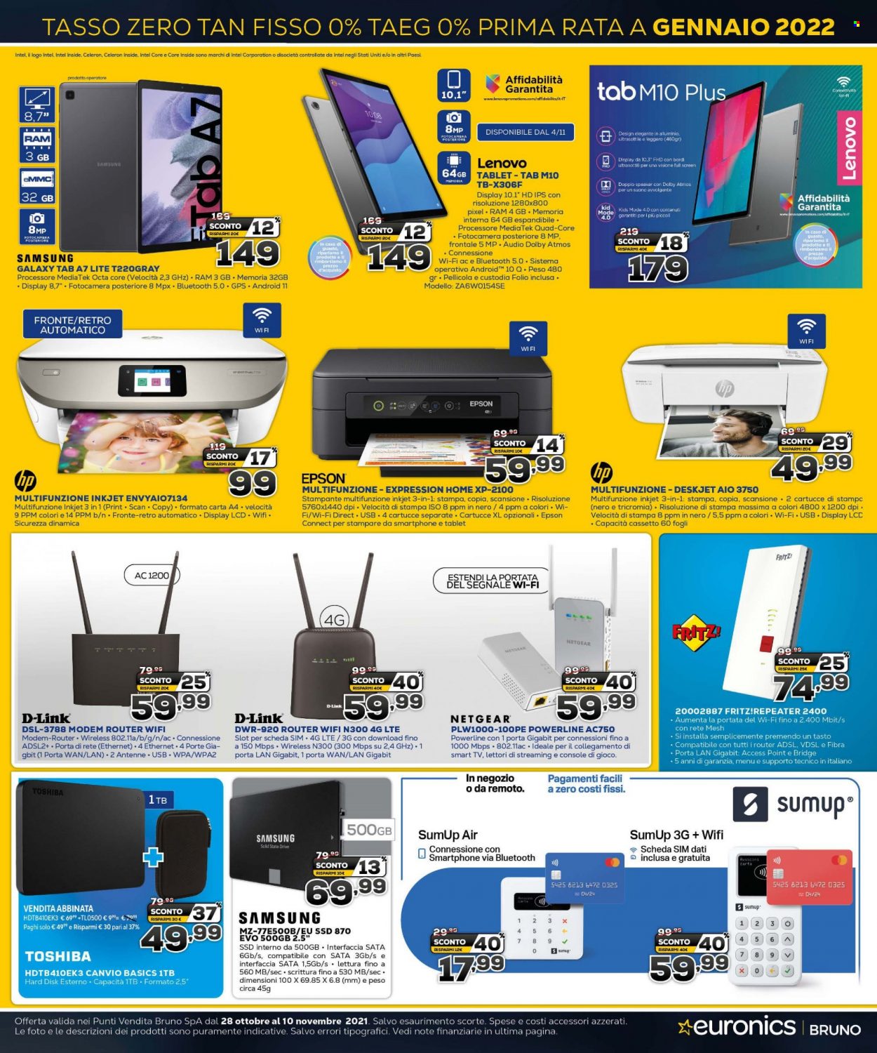 Volantino Euronics - 28/10/2021 - 10/11/2021. Pagina 14