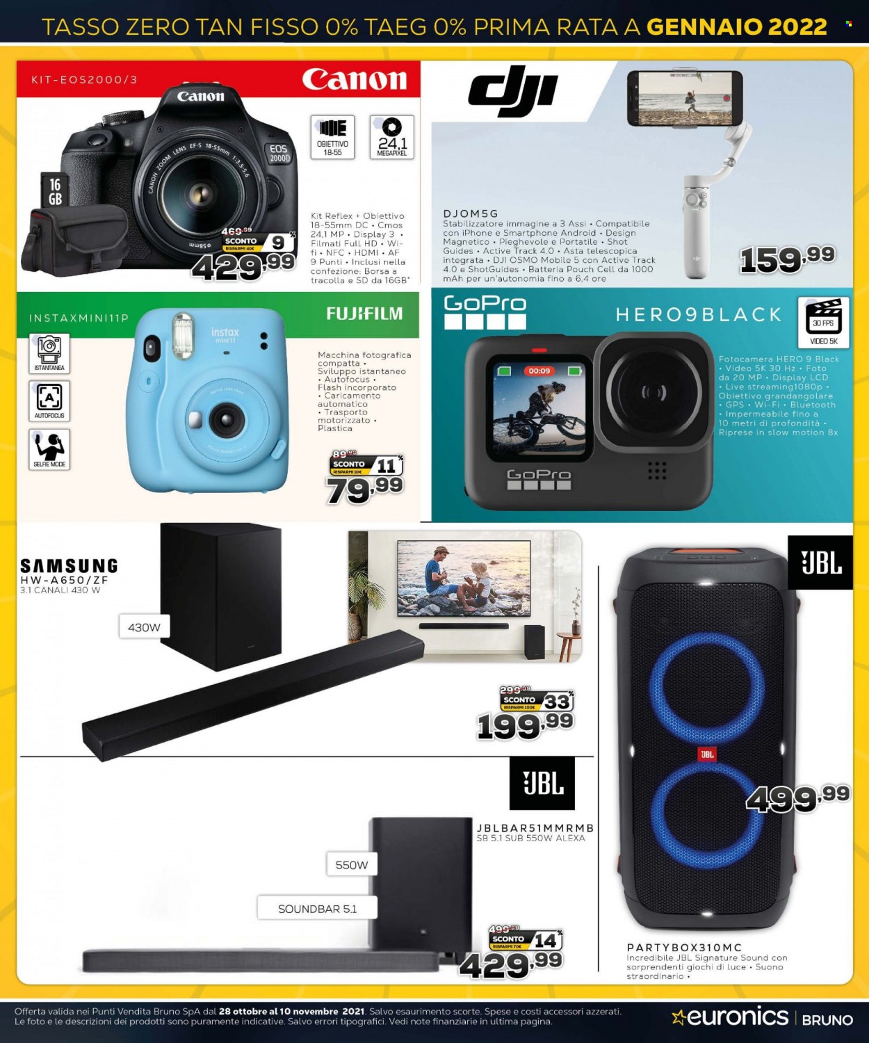 Volantino Euronics - 28/10/2021 - 10/11/2021. Pagina 19