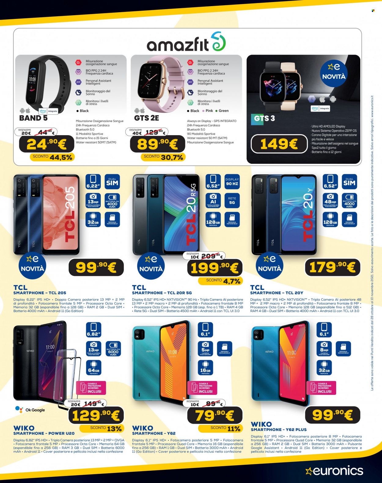 Volantino Euronics - 28/10/2021 - 10/11/2021. Pagina 5