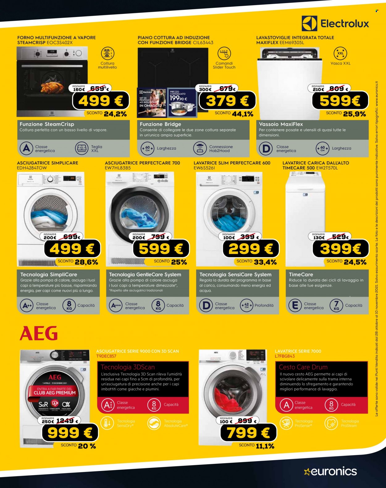 Volantino Euronics - 28/10/2021 - 10/11/2021. Pagina 13