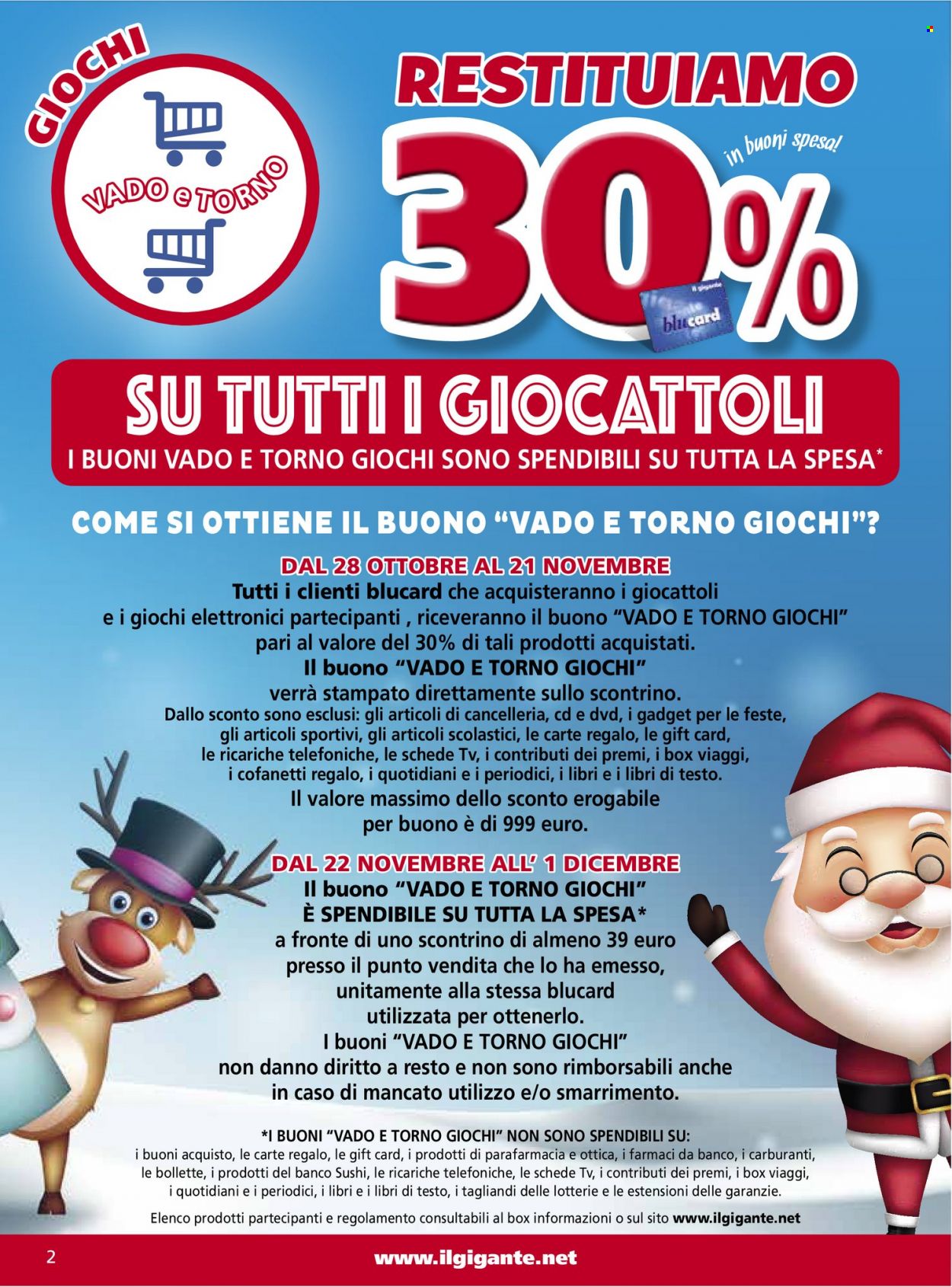 Volantino Il Gigante - 28/10/2021 - 21/11/2021. Pagina 2