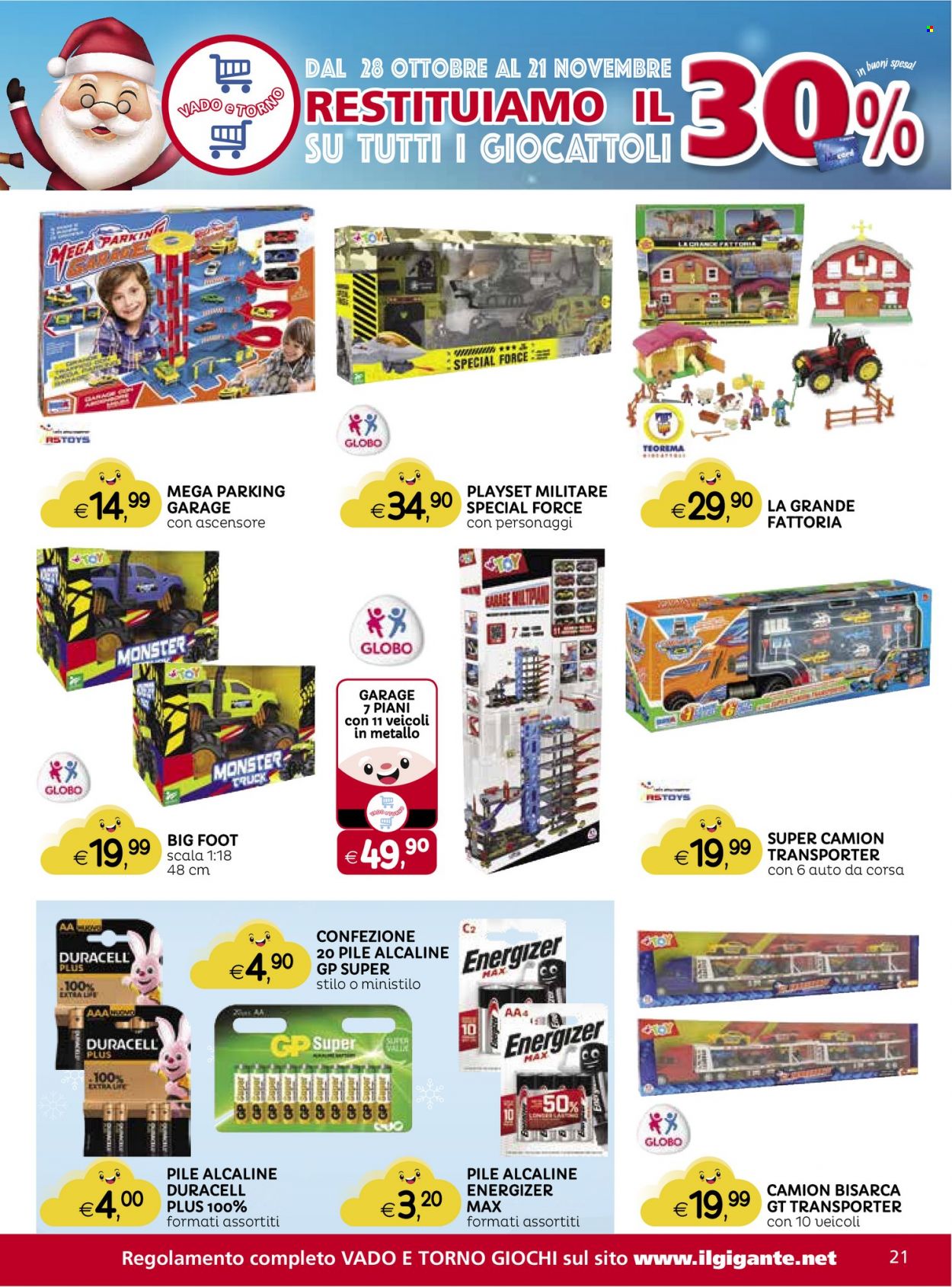 Volantino Il Gigante - 28/10/2021 - 21/11/2021. Pagina 21